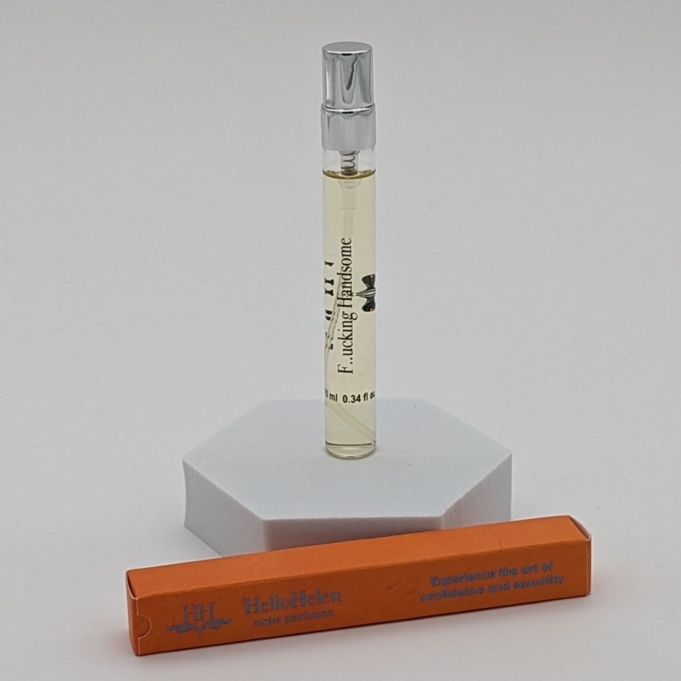 F..cking Handsome - HelloHelen - Eau de parfum 10ml - flacon et boite