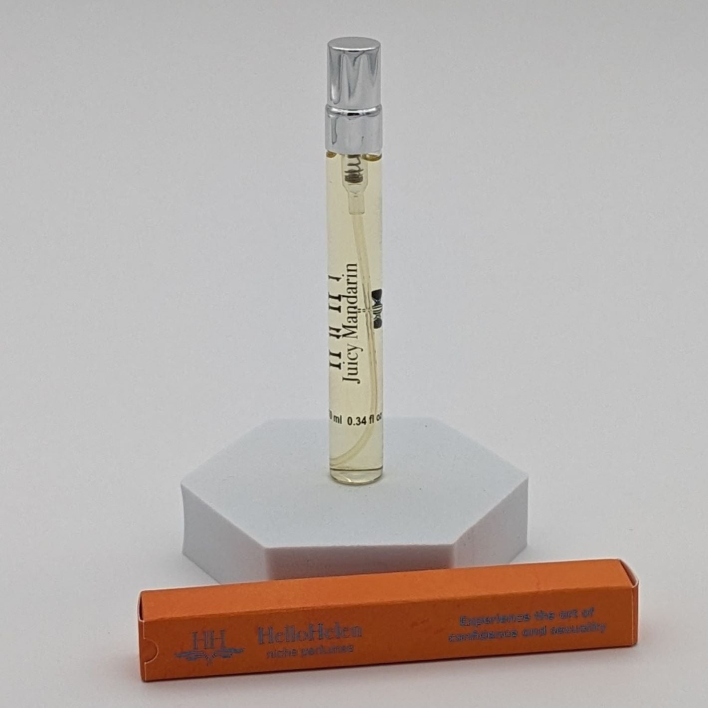 Juicy Mandarin - HelloHelen - Eau de parfum 10ml - flacon et boite