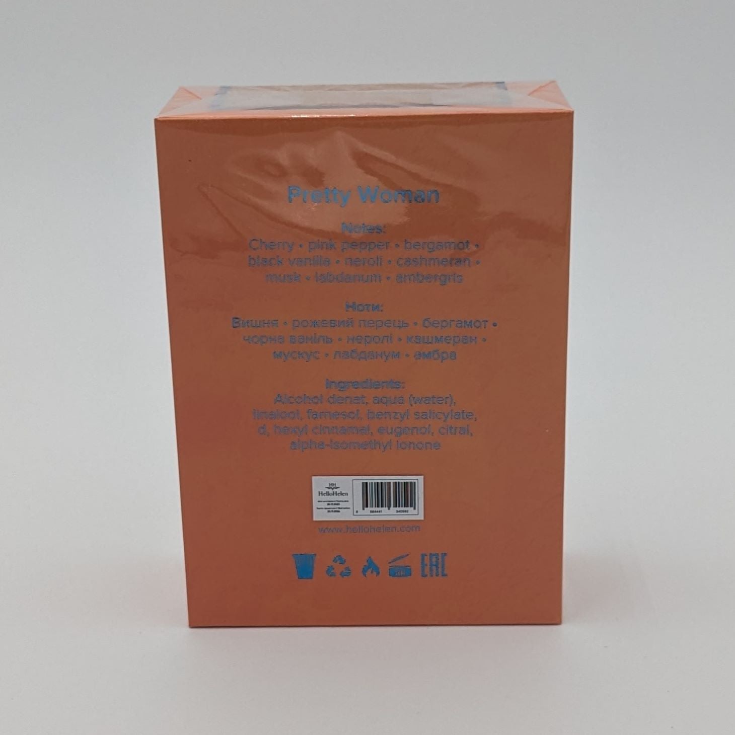 Pretty Woman - HelloHelen - Eau de parfum 50ml - boite arrière