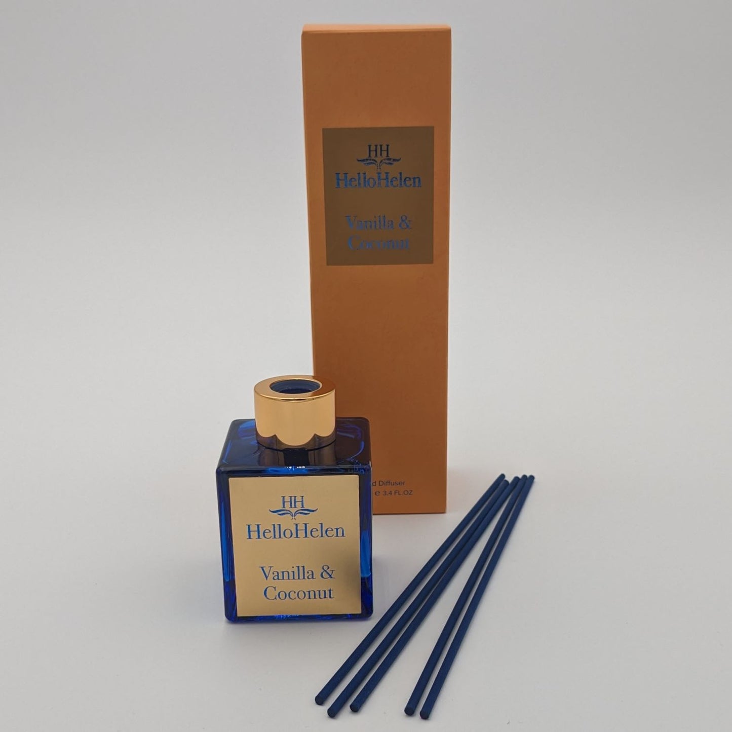 Vanilla & Coconut - HelloHelen - Diffuseur de parfum 100ml Opération réussie