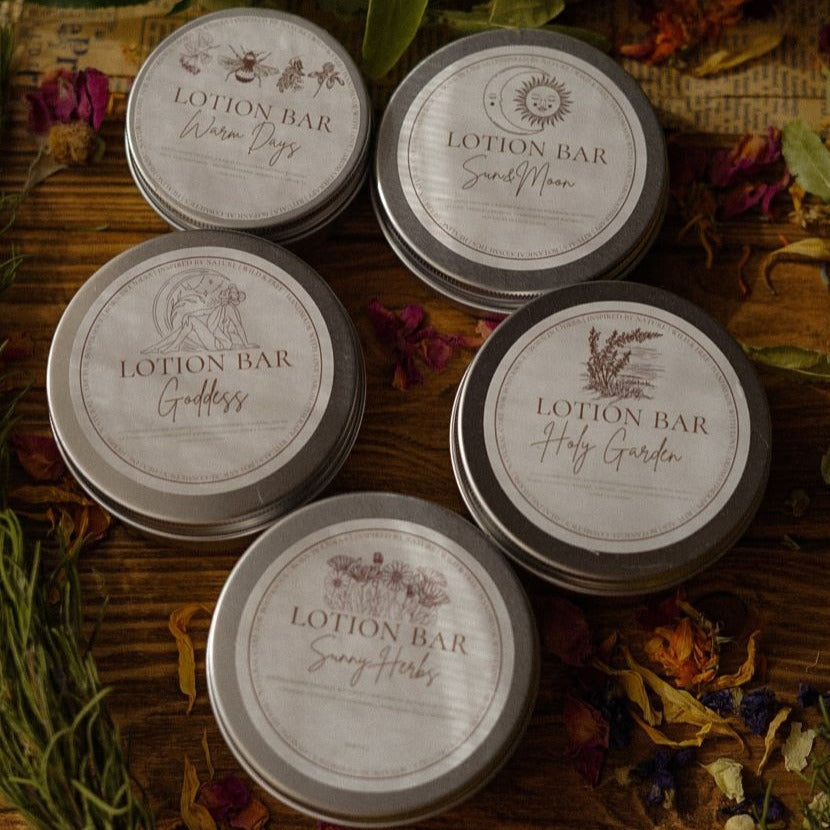 Lotion solide hydratante pour le corps à base de cire d'abeille - Warm Days - 40 g