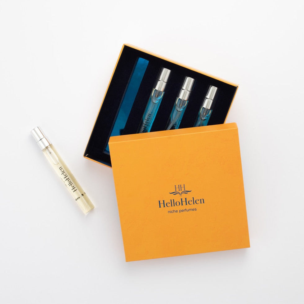 Coffret de parfum unisexe Incognito - HelloHelen Formula 01 - HelloHelen Formula 04 - HelloHelen Formula 015 - HelloHelen Huiles essentielles : 20% Parfum de niche unisex en format 10ml. Parfum en format voyage. Parfum femme - parfum homme - idée cadeau - beau cadeau - parfum original - parfum unisex