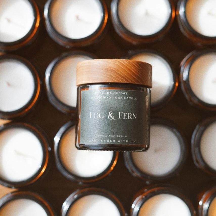 Bougie parfumée - Fog and Fern - 100 g