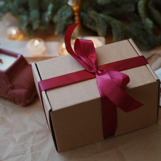 Bougie parfumée - La Petite Voiture de Noël Rétro - cadeau