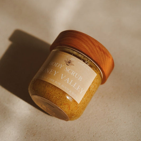 Přírodní tělový peeling "Honey Valley" - tělový peeling - tělový peeling - exfoliant
