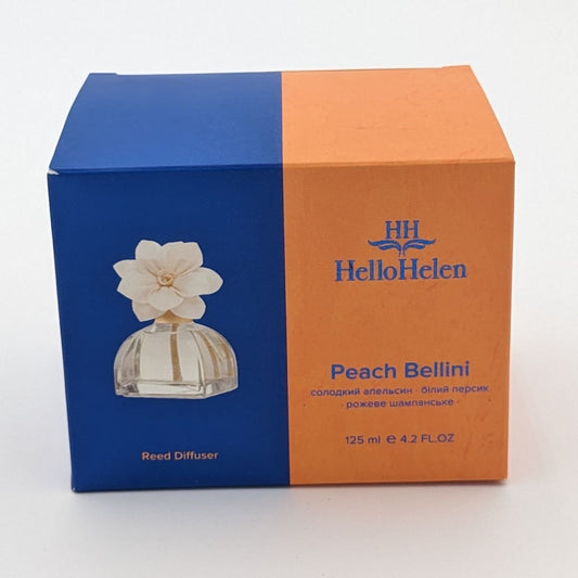 Peach Bellini - HelloHelen - Diffuseur de parfum 125ml - flacon